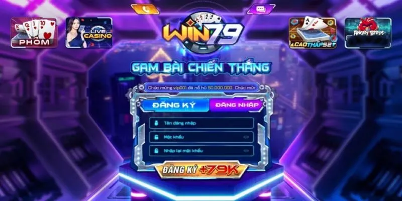 Các bước đăng nhập Win79 nhanh chóng